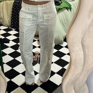 Low rise cargo pants